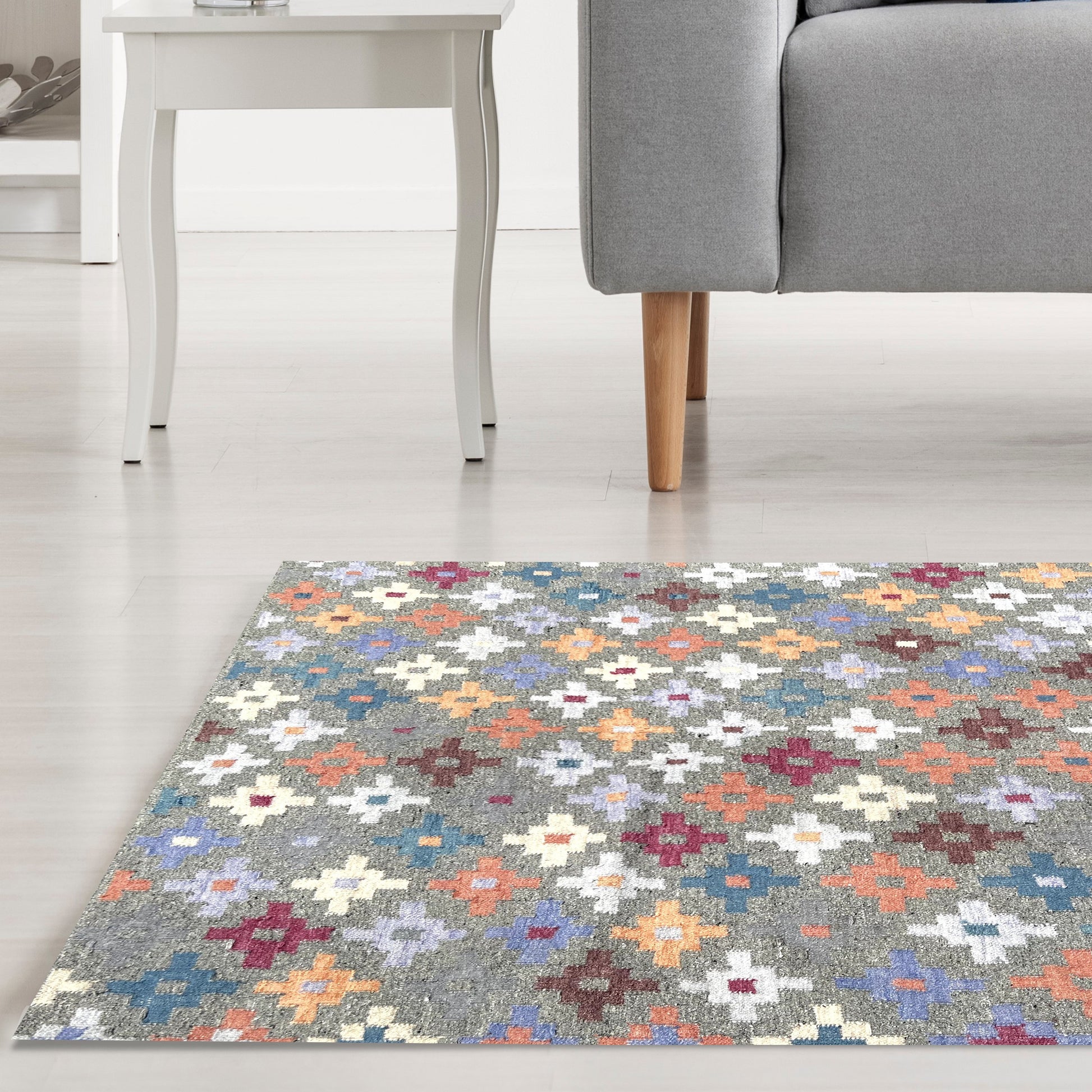 Woolcarpet-HFWL1-Multi-Coloured-2 - Handpicked Furniture AE